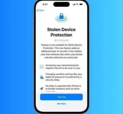 河曲苹果授权维修店分享被盗设备保护功能开启方法 