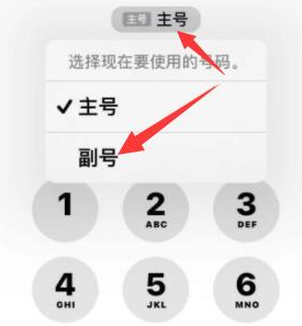 河曲苹果14维修店分享iPhone 14 Pro Max使用副卡打电话的方法 